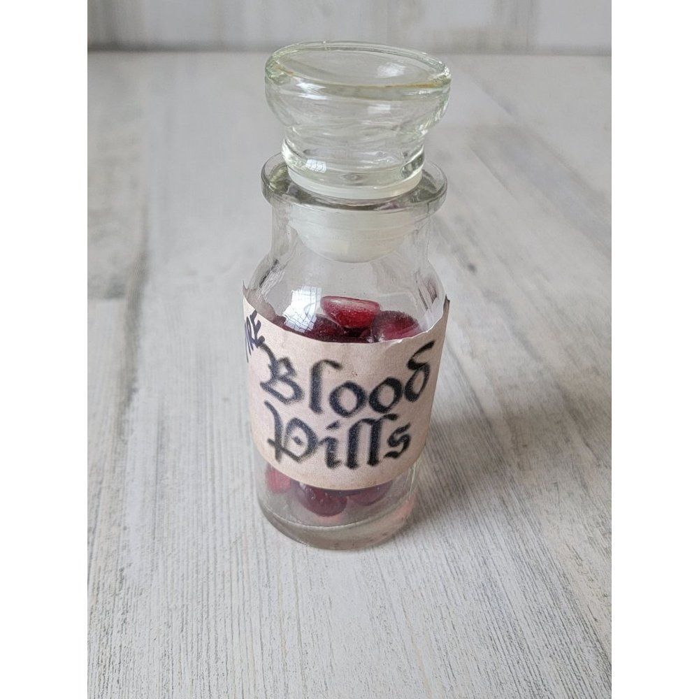 Vampire blood pills potion bottle Halloween‎ prop decor